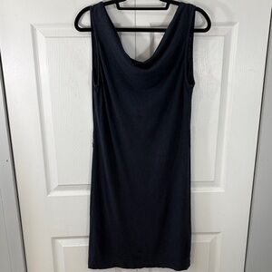 Organic cotton/hemp scoop neck Midi Dress